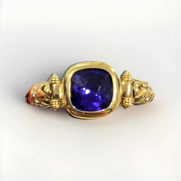 Vintage Joan Rivers interchangeable stones bracelet - Picture 9 of 9